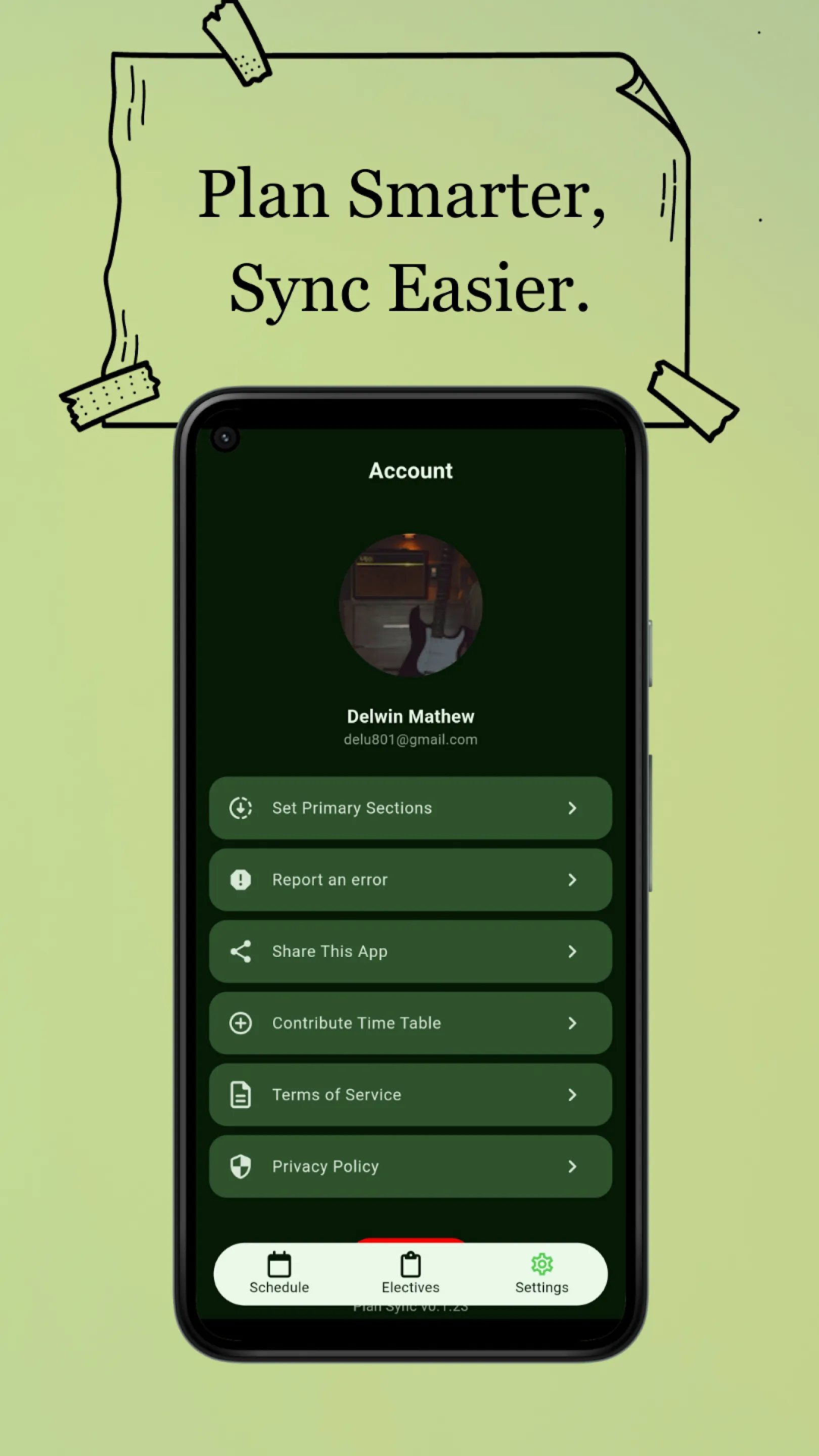 Always up to date with your university.